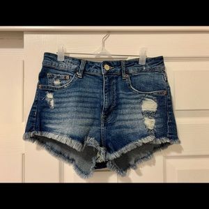 H&M High-rise Denim Shorts